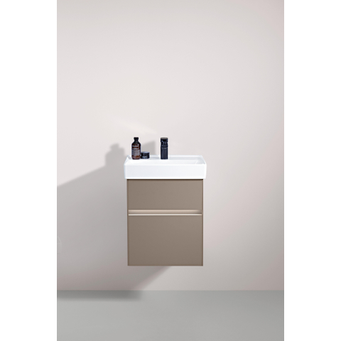 Villeroy & Boch Collaro fontein - 50x40cm - zonder overloop - 1 kraangat CeramicPlus - White Alpine (glans wit) SW358372