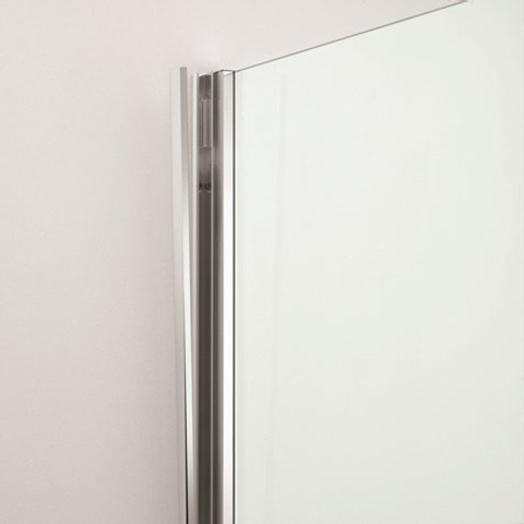 Crosswater Kai porte de douche pivotante - 80x190cm - avec verre de sécurité 6mm - clair aluminium argenté SW487335