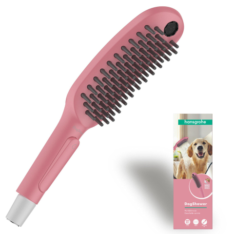 Hansgrohe Dogshower Handdouche - voor de hond - 150 - 3jet - met massagenoppen - pink (roze) SW651154