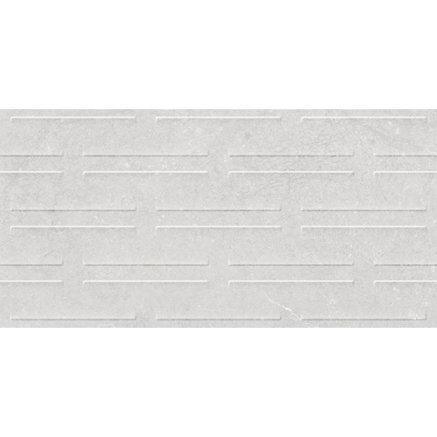 Terravito Rovella carreau mural - 30x60cm - rectifié - Aspect pierre naturelle - Blanc mat (blanc) SW1120029