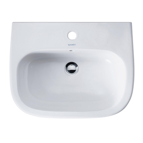 Duravit D-Code Med lavabo - 60x46x17.5cm - 1 trou de robinet - blanc 0295814