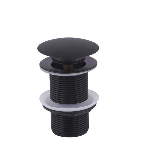 Wiesbaden UniMatch bonde clic bouchon de vidage prolongé 5/4" mat noir SW890840