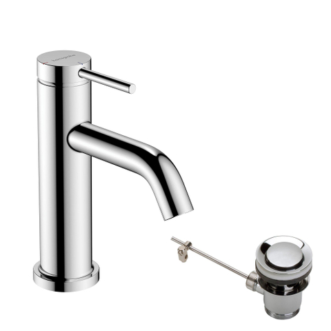 Hansgrohe Tecturis S Mitigeur lavabo - vidage à tirette - coolstart - bec 10.8 cm - chrome SW918769
