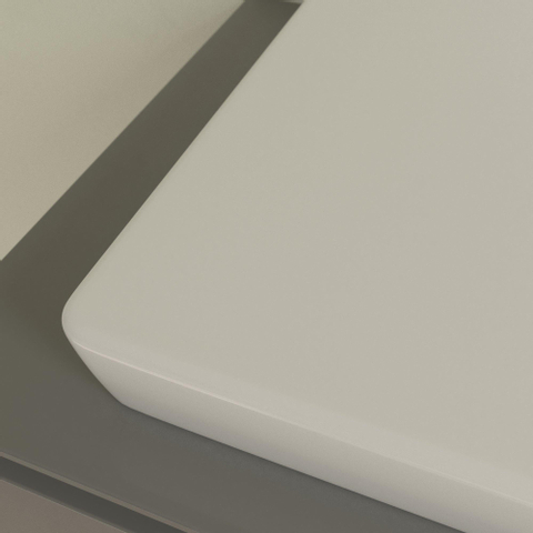 Villeroy & Boch Subway 2.0 meubelwastafel - geslepen - 100x47cm - met kraangat - met overloop - White Alpine (glans wit) 1025014