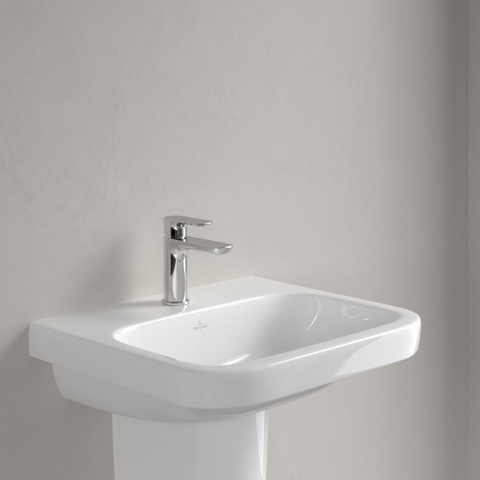 Villeroy & Boch Architectura wastafel - 55x47cm - met kraangat - zonder overloop - White Alpine (glans wit) 1025260