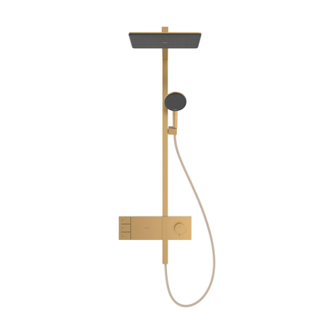 Hansgrohe Raindance Alive Q - showerpipe - 210/340 2jet - thermostaat - geborsteld brons (brons) SW1387796