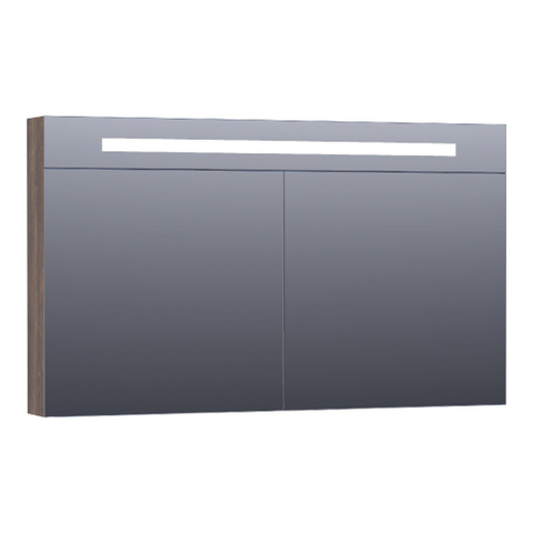 BRAUER Promise Deluxe armoire de toilette – 119 x 70 x 15 cm – LED directe – Grove (noyer) SW371707