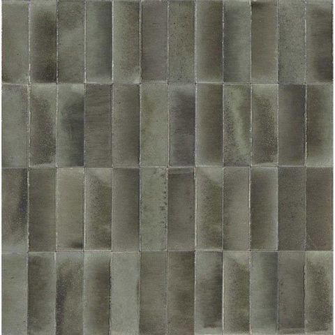 ÉCHANTILLON Ceralto Alvera Decor Carreau mural 7.5x20cm 10mm Grigio SW914188