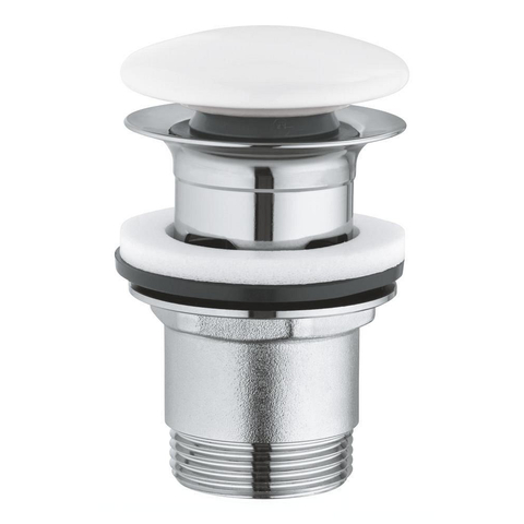 GROHE Essence afvoerplug push-open keramisch - wit SW1477591