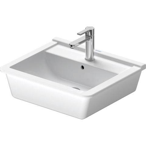 Duravit Starck 3 Philippe Starck - 3 opbouwwastafel - 56x46cm - wit 0313815