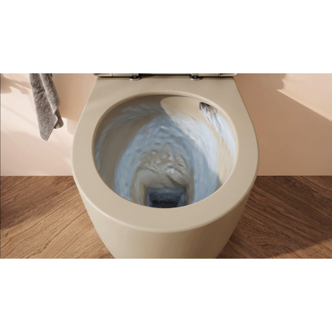 QeramiQ Élan Ensemble de placards muraux - 53x36cm - affleurement profond - sans monture - beige mat SW1467739