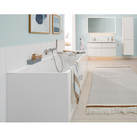 Villeroy & Boch Subway 3.0 bad rechthoek - 180x80cm duo - met afvoer - glans wit SW641650
