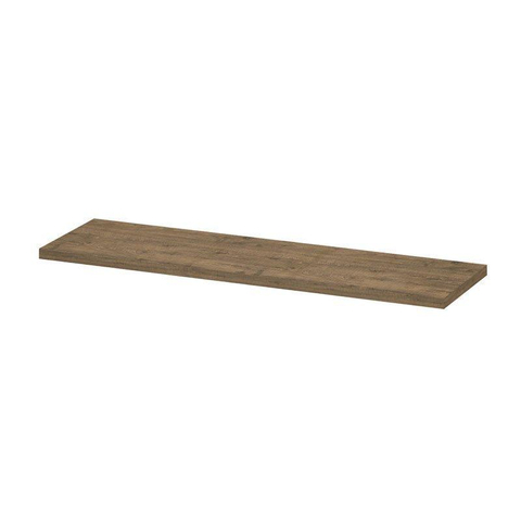 INK Topdeck Wastafelblad - 160x45x3.5cm - tbv onderkast - MFC - Naturel eiken SW439278