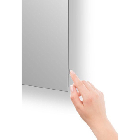 Plieger Up miroir – 120 x 65 cm – LED directe en haut – Aspect aluminium 0800239