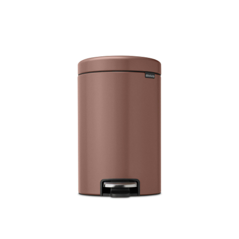 Brabantia NewIcon Pedaalemmer - 12 liter - kunststof binnenemmer - satin taupe TWEEDEKANS OUT13877