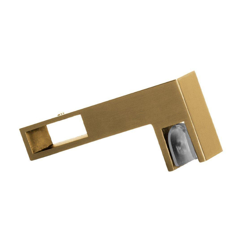 BRAUER Créer Porte de niche - 90x200cm - 2 pièces - sans profil - anti-calcaire - verre de sécurité 8mm - Or brossé SW638637