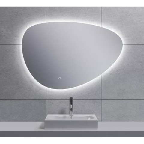 Wiesbaden Uovo Spiegel ovaal - met LED dimbaar en spiegelverwarming - 90cm SW484784