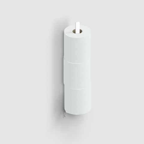 Clou Fold porte-rouleau de réserve pour 3 pièces blanc mat SW417047