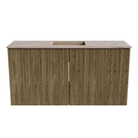 Mondiaz JOYA-DLUX Meuble de toilette 80cm - couleur Dusk - Vasque FAYE position Milieu Sans trou de robinet couleur Arena SW1426269