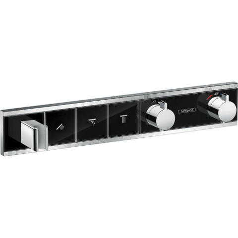 Hansgrohe Rainselect Afbouwdeel - voor inbouw douchekraan - thermostatisch - voor 3 functies - met handdouchehouder - 52.7x90cm - thermostaat - hoogglans chroom SW157087