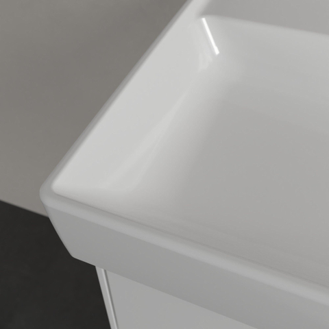 Villeroy & Boch Collaro meubelwastafel - 120x47cm - met overloop - 1 kraangat CeramicPlus - White Alpine (glans wit) SW358341