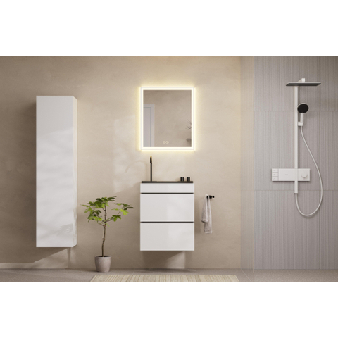 Hansgrohe Raindance alive Showerpipe - 210/340 2jet - ecosmart - thermostatische m.wit - thermostaat - mat wit SW1387875
