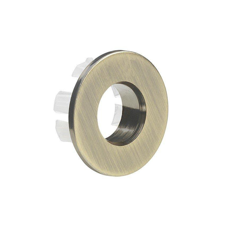 Crosswater MPRO Anneau de trop-plein - 3cm - rond - laiton brossé SW487360