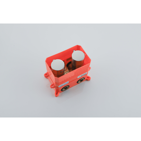 Fortifura Calvi Thermostatische Inbouwkraan - met inbouwdeel - PVD - geborsteld RVS SW721168