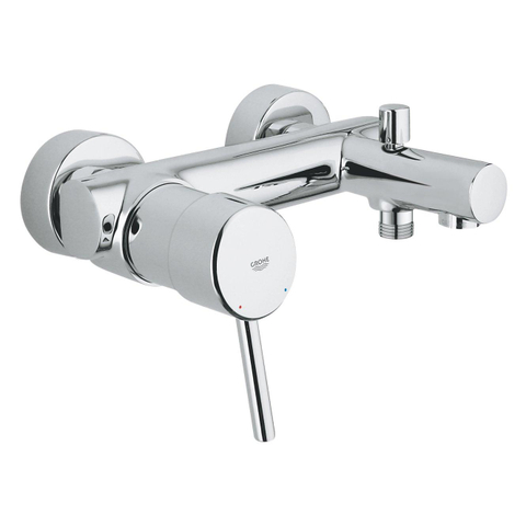 Grohe Concetto Badkraan - met omstel - met koppelingen - chroom 0442182