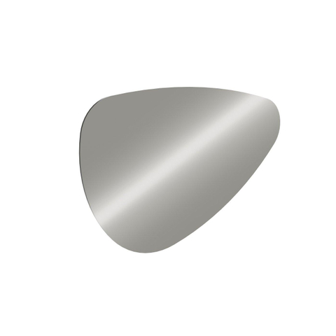 Riho Pebble miroir – forme organique – 100 x 66,7 cm – LED indirecte tout autour – chauffage de miroir – Argent SW956421