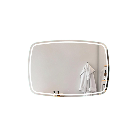 H&R Badmeubelen Rock Spiegel - 100x70cm - dimbaar - LED - verwarming SW1419166