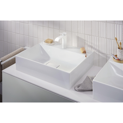 Hansgrohe VIVENIS Eengreeps wastafelmengkraan - 110 zonder afvoer - mat wit SW642495