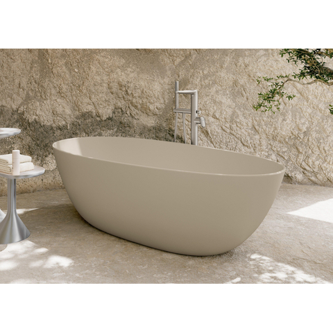 Villeroy & Boch Antao 1 greeps staande badkraan - Brushed Nickel (rvs) SW974041