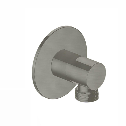 Hotbath Cobber M517 wanduitlaat - geborsteld nikkel (RVS) SW98209
