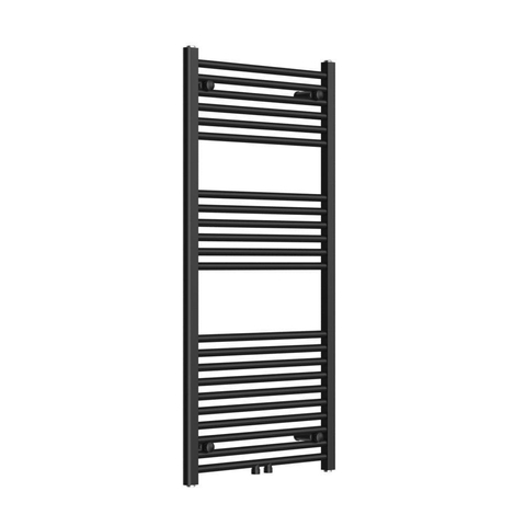 Rosani Classic radiator 60x120cm recht middenaansluiting 561watt mat zwart OUTLETSTORE STORE45231