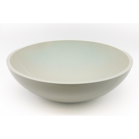 Zeza Element Vasque à poser - 41x41x14cm - solid surface - vert brillant SW1439450