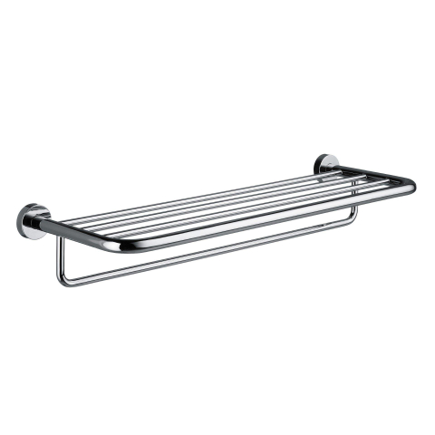 Emco Rondo 2 porte-serviettes avec porte-serviettes chromé SW61879