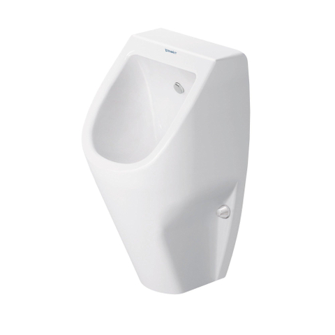 Duravit D Code Cuvette d’urinoir avec arroseur et fixation avec siphon et connexion derrière Blanc 0315129