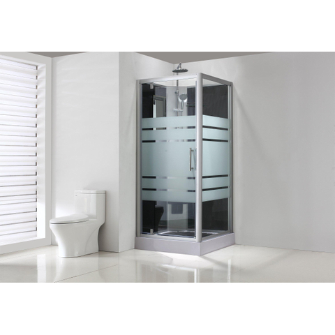 Xellanz Thermo complete douchecabine 90x90x228 alu 5mm glas SW333865