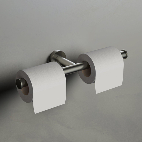 Hotbath Cobber Porte-papier toilette double nickel brossé SW73914