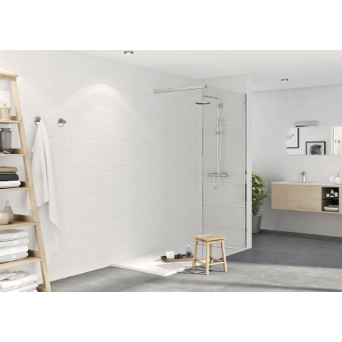 Cifre Ceramica Neutra wand- en vloertegel - 30x60cm - 9mm - Rechthoek - Betonlook - Wit mat OUTLETSTORE STORE42587