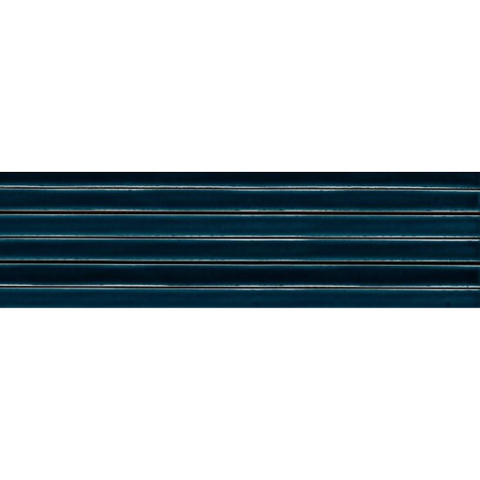SAMPLE vtwonen Tegels Rib Wandtegel - 13x45cm - 9mm - Witte scherf - Sapphire (Blauw) SW1221061
