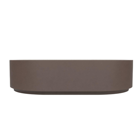 Arcqua Case Opbouw Waskom - ovaal - 55x36cm - mat mokka SW1584231