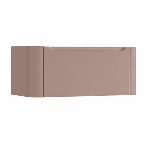 H&R Badmeubelen Juice Wastafelonderkast - 100x45x40cm - afgeronde hoeken - 1 lade - geïntegreerde greep - strawberry SW1259225