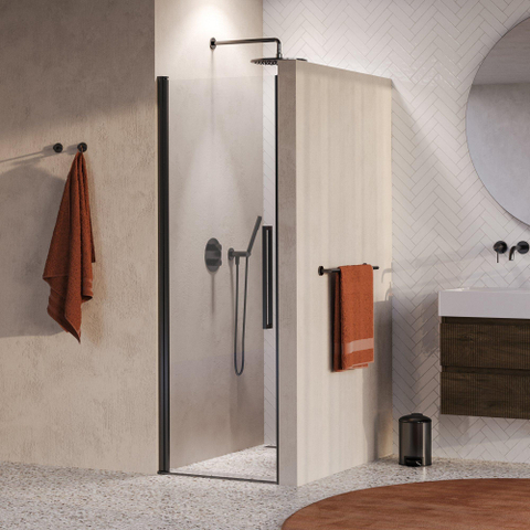 BRAUER Cosmic Nisdeur - 70x200 - draaiend - helder - glas omkeerbaar incl. glascoating - geborsteld gunmetal PVD SW1580856