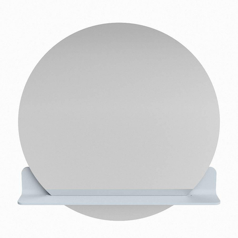 Mondiaz SPOT spiegel – Ø80 cm – met planchet – Clay (bruin) SW1235507