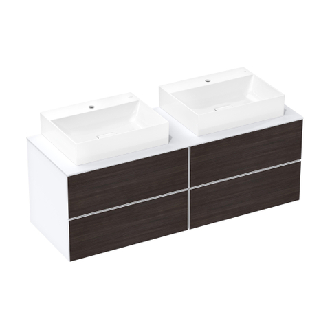HansGrohe Xevolos E Lavabo à poser 600/480 avec trou pour robinet sans trop-plein, SmartClean SW995498