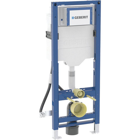 Geberit Duofix wandcloset - hoogte 112cm sigma reservoir - 12cm hoogte instelbaar bij montage - blauw SW1237228