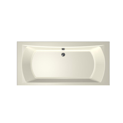 Xenz Robijn Baignoire duo - 190x90x48 - bonde au milieu - acrylique - pergamon SW378335
