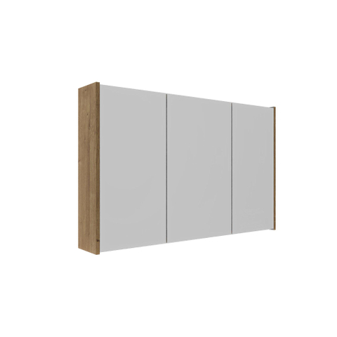 Saniclass Holz Atelier armoire de toilette – 100 x 63 x 16 cm – avec panneaux latéraux – Chêne natural SW1470585